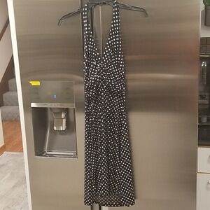 💕FOREVER💕 Polka Dot Halter Dress ~ Black & White